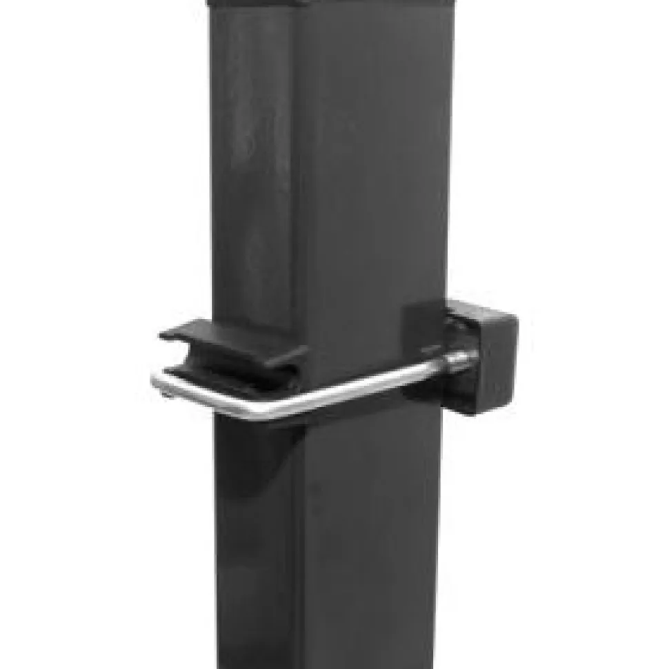 AB Polar nelikulmainen aitatolppa musta 40x60mm korkeus 170cm