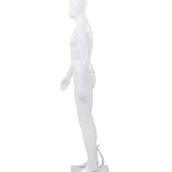Aidon kokoinen miesmallinukke lasijalustalla 185cm