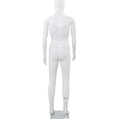 Aidon kokoinen miesmallinukke lasijalustalla 185cm
