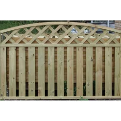 Aitaelementti Lehtoharju kaareva 1800x980/1130mm painekyllästetty vihreä, 2-laatu