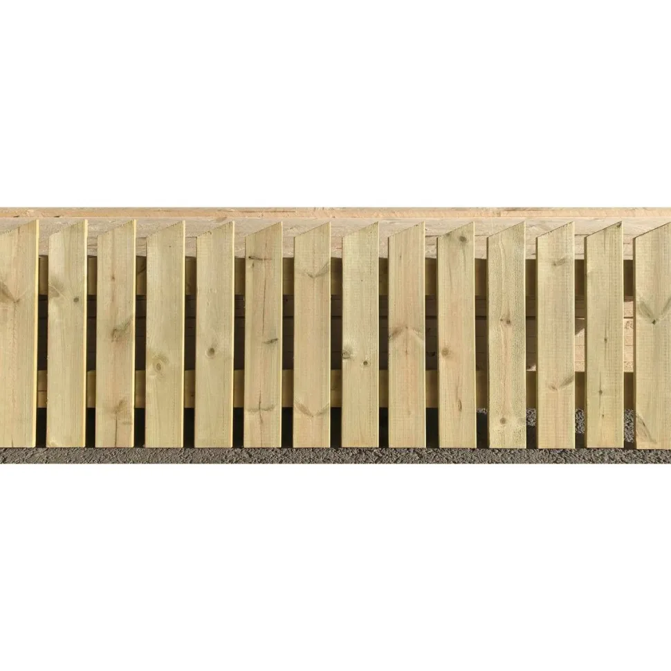 Aitaelementti Mainio 180x60cm painekyllästetty vihreä, 2-laatu