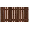Aitaelementti Nummi Lux A58R 2000x1100 mm pystylauta 21 mm hienosahattu ruskea