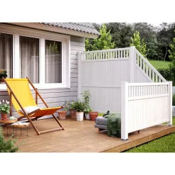 Aitaelementti Palmako Elke 3 180/90x90 cm valkoinen 5 kpl/pkt