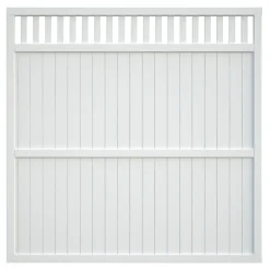 Aitaelementti Palmako Elke 1 180x180 cm valkoinen 5 kpl/pkt