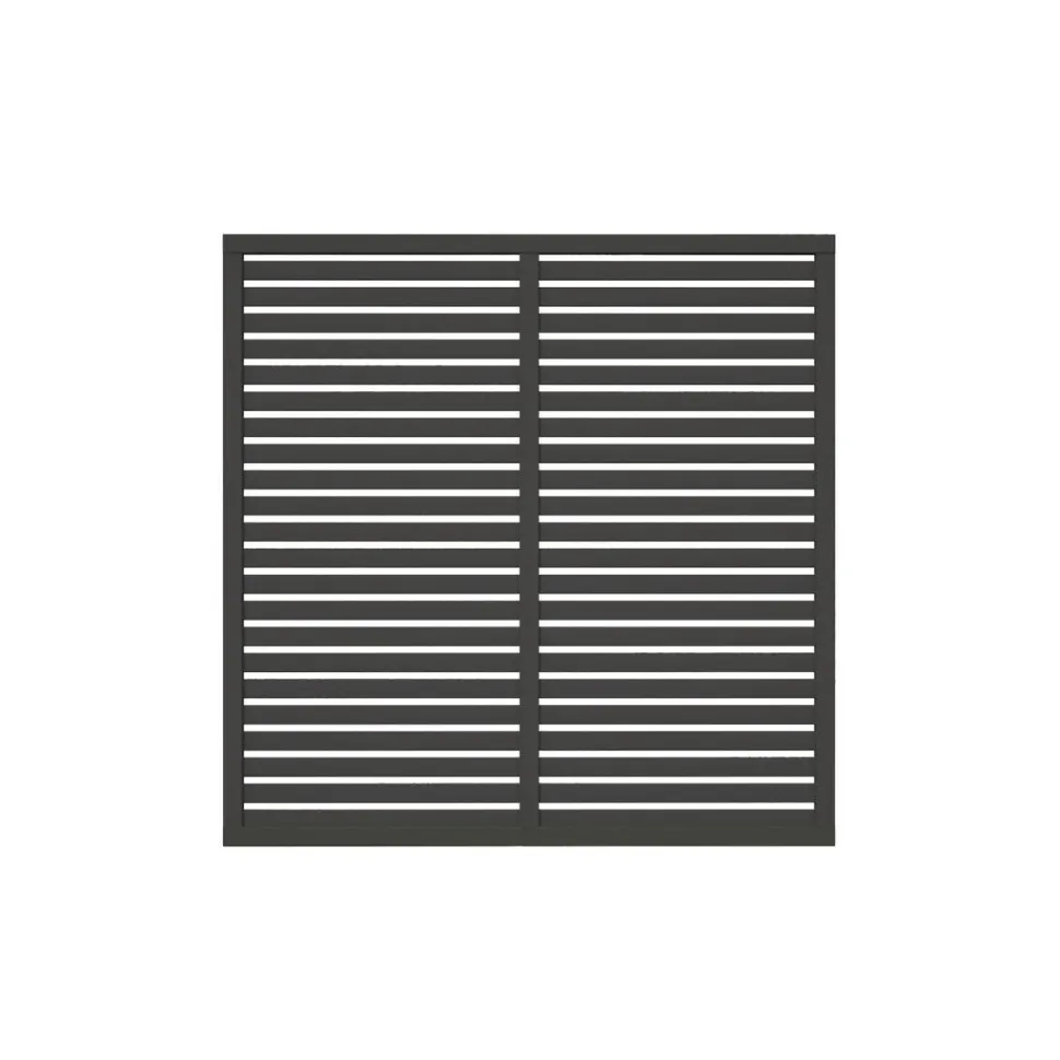 Aitaelementti Palmako Nina1 GYPNT 1800x1800mm harmaa, 5kpl/pkt
