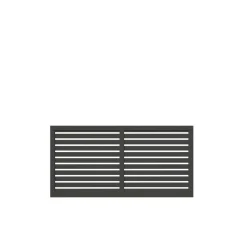Aitaelementti Palmako Nina4 GYPNT 1800x900mm harmaa, 5kpl/pkt