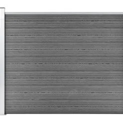 Aitapaneeli WPC 175x146 cm harmaa