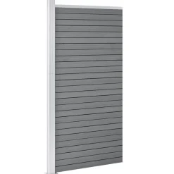Aitapaneeli WPC 95x186 cm musta