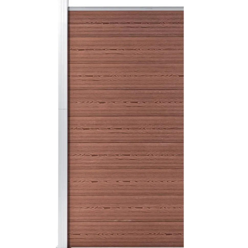 Aitapaneeli WPC 95x186 cm musta