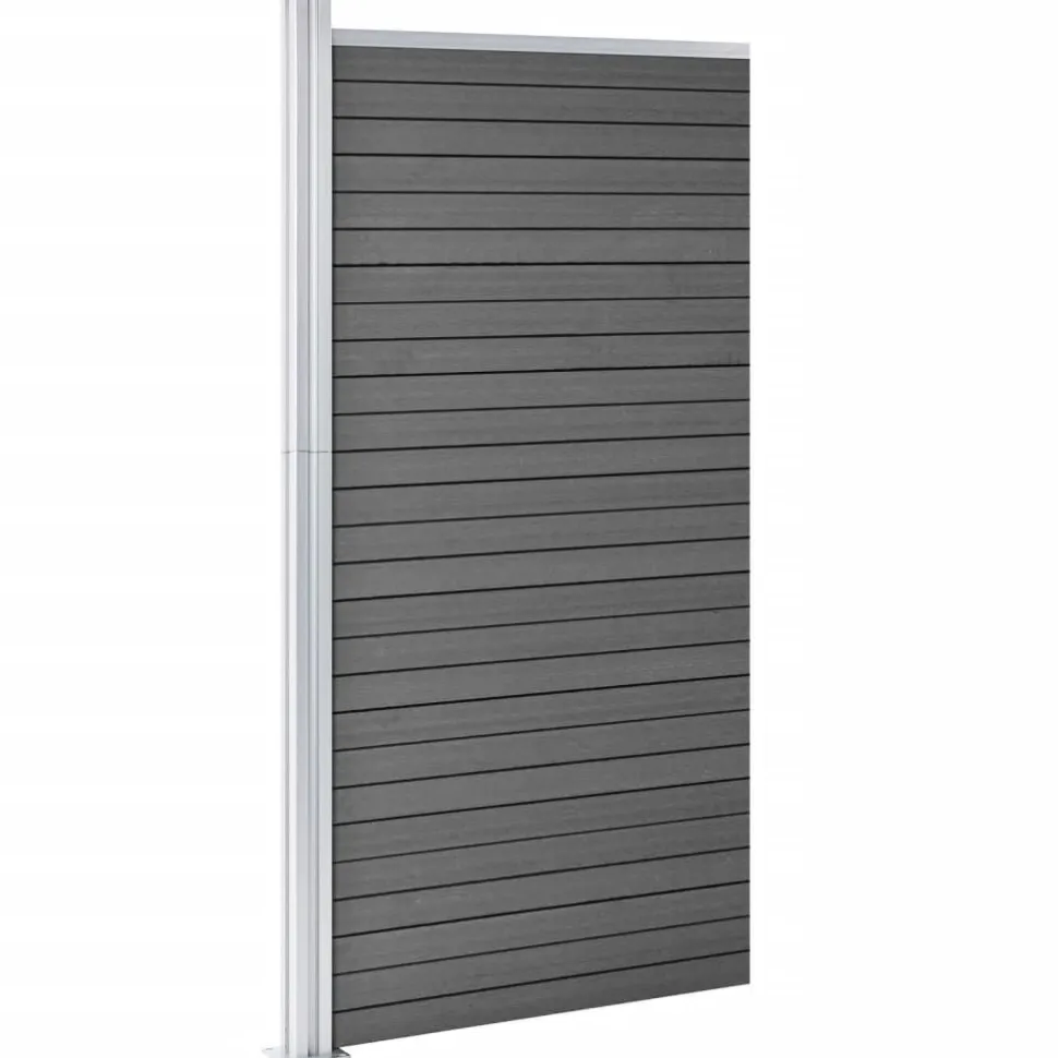 Aitapaneeli WPC 95x186 cm musta