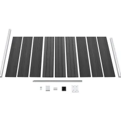 Aitapaneeli WPC 95x186 cm musta