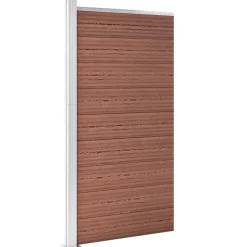 Aitapaneeli WPC 95x186 cm musta
