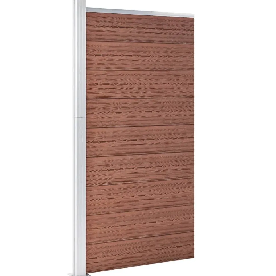 Aitapaneeli WPC 95x186 cm musta