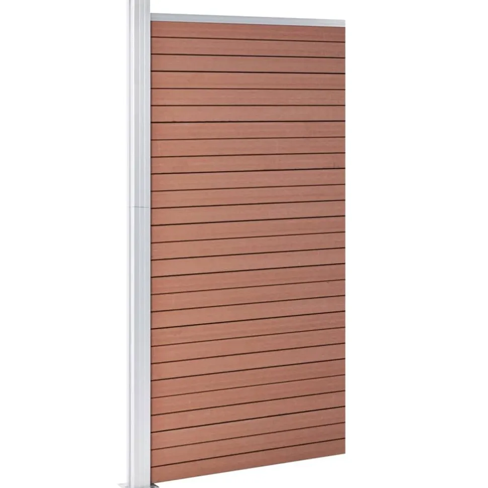 Aitapaneeli WPC 95x186 cm musta