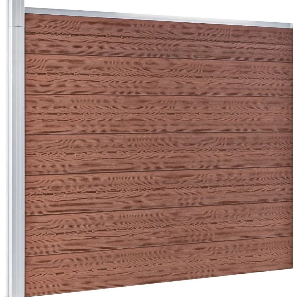 Aitapaneeli WPC 175x146 cm ruskea