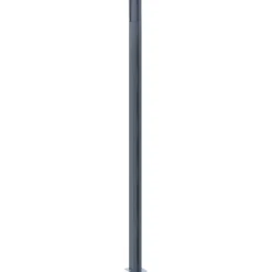 Aitatolpat 185cm, alumiini, tummanharmaa, eri pakkauskokoja