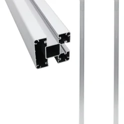 Aitatolpat 2kpl alumiini 185cm