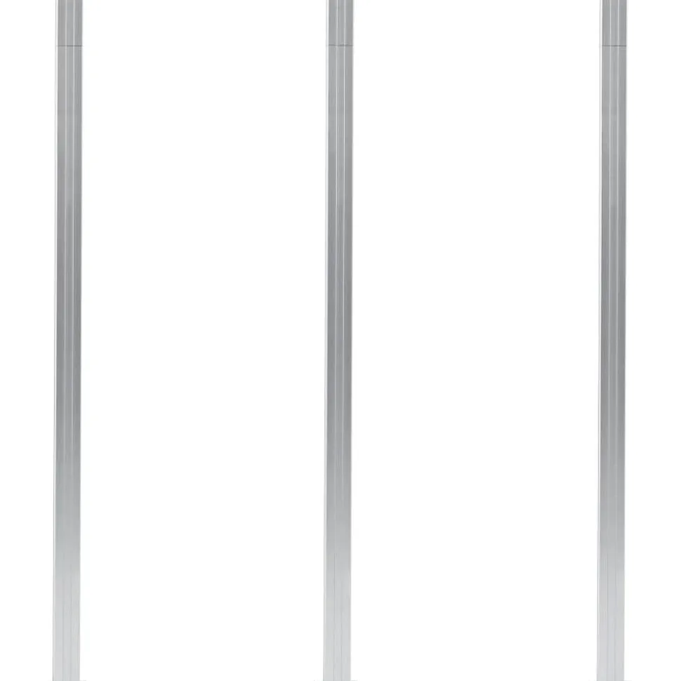 Aitatolpat 3kpl alumiini 185cm