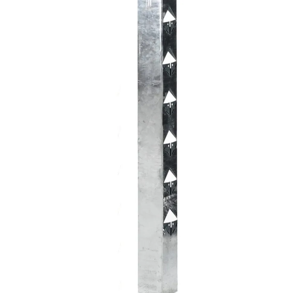 Aitatolppa Jabo Öckerö kulma, 70x70x715mm harmaa