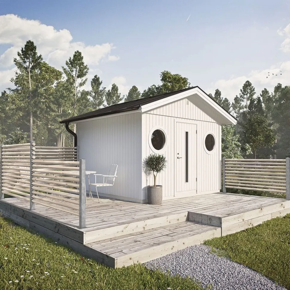 Aitatolppa Jabo Öckerö kulma, 70x70x715mm harmaa