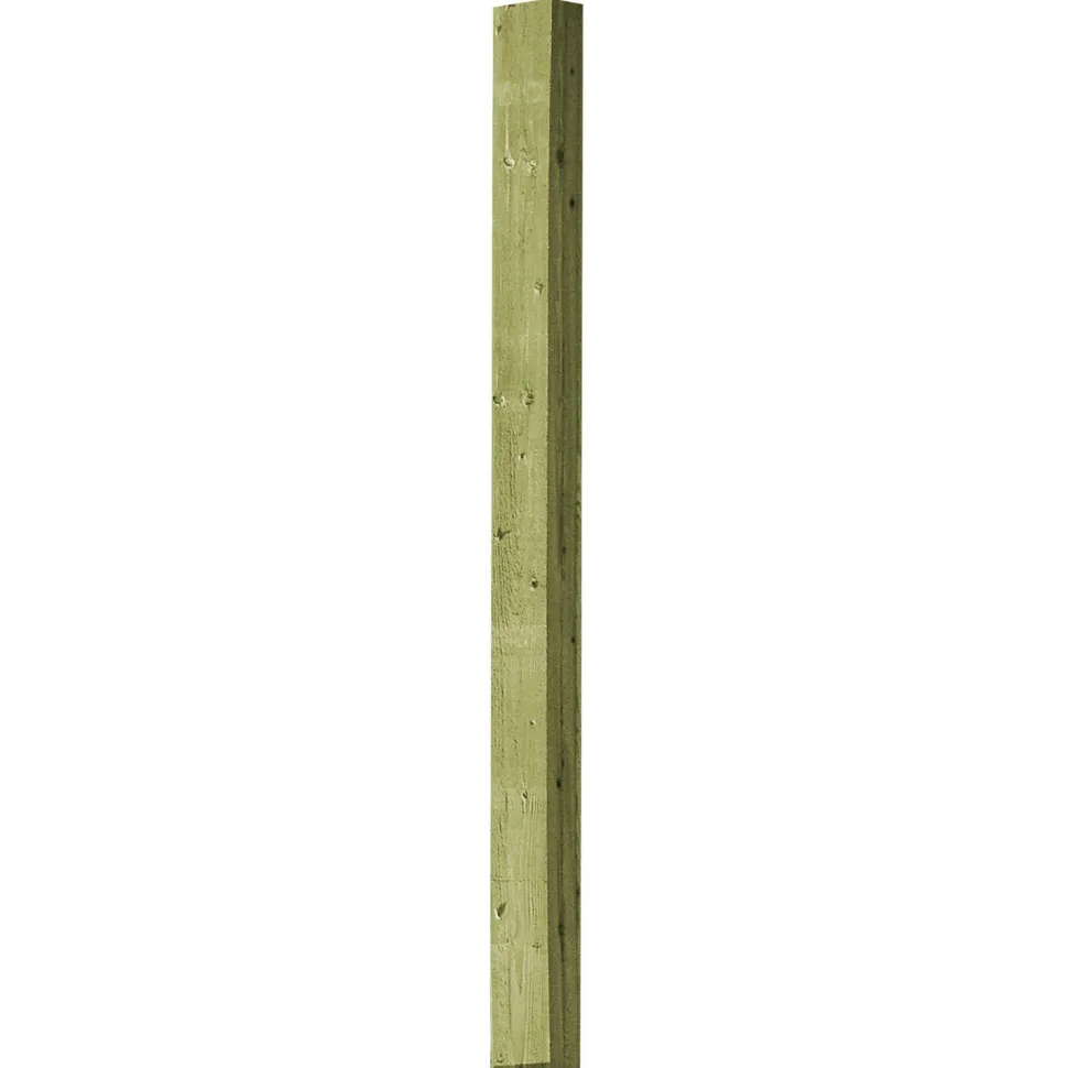 Aitatolppa K02/100 100x100 mm sahapintainen vihreä
