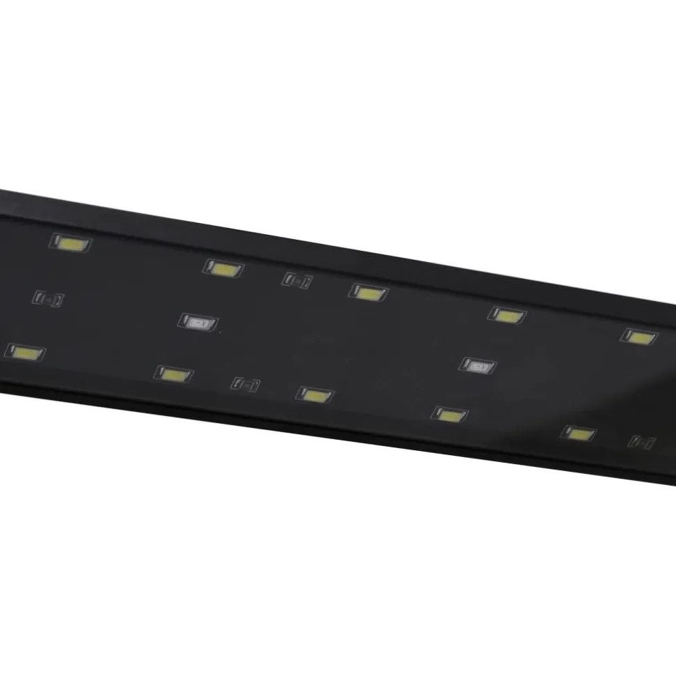 Akvaarion LED-valo kiinnittimillä 25-45 cm valkoinen