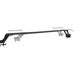 Akvaarion LED-valo kiinnittimillä 55-70 cm valkoinen