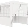 Ammattilaisten juhlateltta sivuseinillä 2x2m 90g/m²