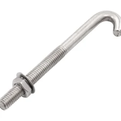 Ankkuroitu J-pultti mutteri ja aluslevy M8x100mm 25kpl