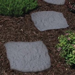 Askelkivi Multy Home Natural B stone 45x55 cm kierrätyskumia harmaa 16 kpl