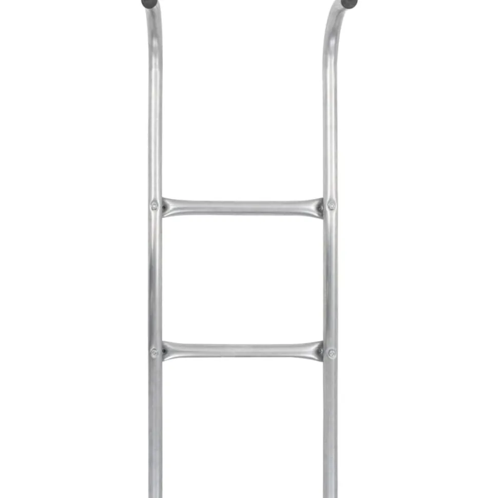 2-askelmaiset trampoliinin tikkaat, teräs, hopea, 82,5 cm