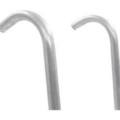 2-askelmaiset trampoliinin tikkaat, teräs, hopea, 102,6 cm