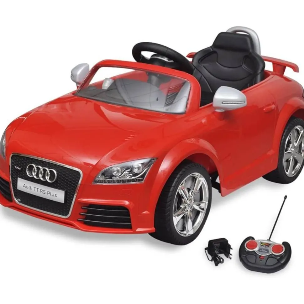 Audi TT RS istuttava auto lapsille kauko-ohjaimella eri värejä