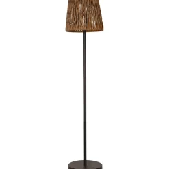 Aurinkokennolattiavalaisin Star Trading Cesta, 102cm, musta/ruskea
