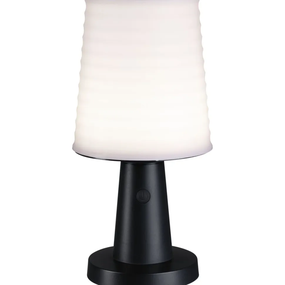 Aurinkokennopöytävalaisin Paulmann Ilanga 30cm IP44 2700K 125lm USB antrasiitti