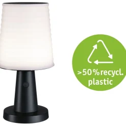 Aurinkokennopöytävalaisin Paulmann Ilanga 30cm IP44 2700K 125lm USB antrasiitti