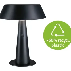 Aurinkokennopöytävalaisin Paulmann Soala 30.6cm 2700K 165lm 2.1W USB antrasiitti