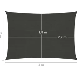 Aurinkopurje suorakulma, HDPE, 160g/m², eri kokoja ja värejä
