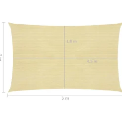 Aurinkopurje suorakulma, HDPE, 160g/m², eri kokoja ja värejä