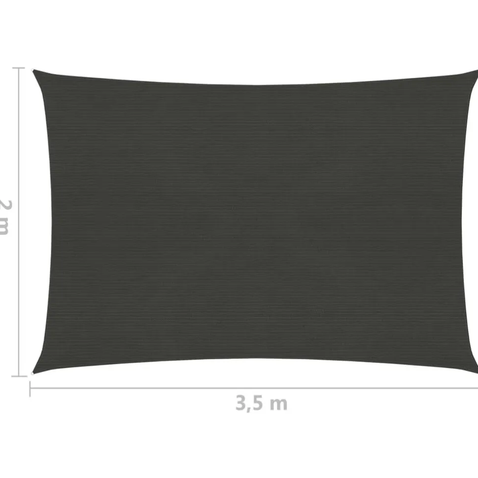 Aurinkopurje suorakulma, HDPE, 160g/m², eri kokoja ja värejä