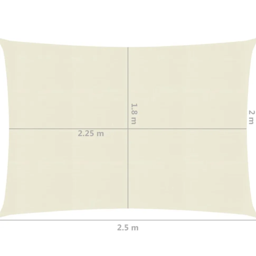 Aurinkopurje suorakulma, HDPE, 160g/m², eri kokoja ja värejä