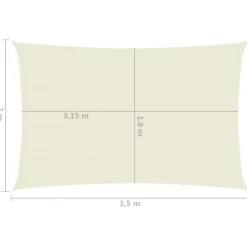 Aurinkopurje suorakulma, HDPE, 160g/m², eri kokoja ja värejä
