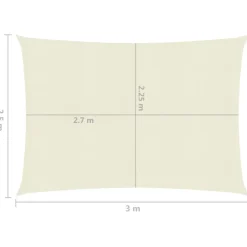 Aurinkopurje suorakulma, HDPE, 160g/m², eri kokoja ja värejä