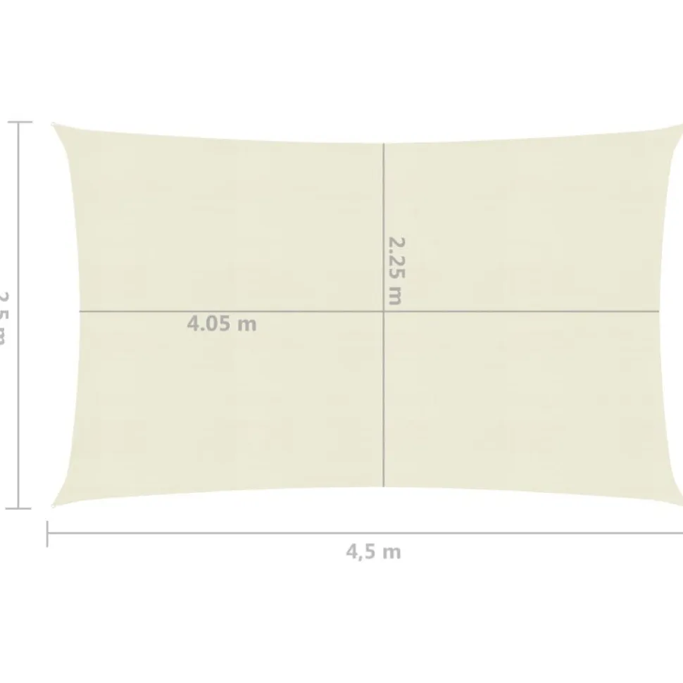 Aurinkopurje suorakulma, HDPE, 160g/m², eri kokoja ja värejä