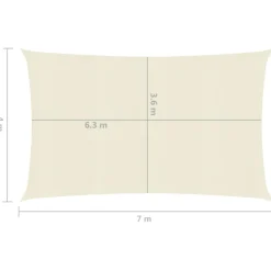 Aurinkopurje suorakulma, HDPE, 160g/m², eri kokoja ja värejä