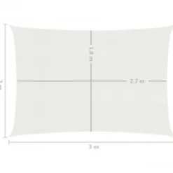 Aurinkopurje suorakulma, HDPE, 160g/m², eri kokoja ja värejä