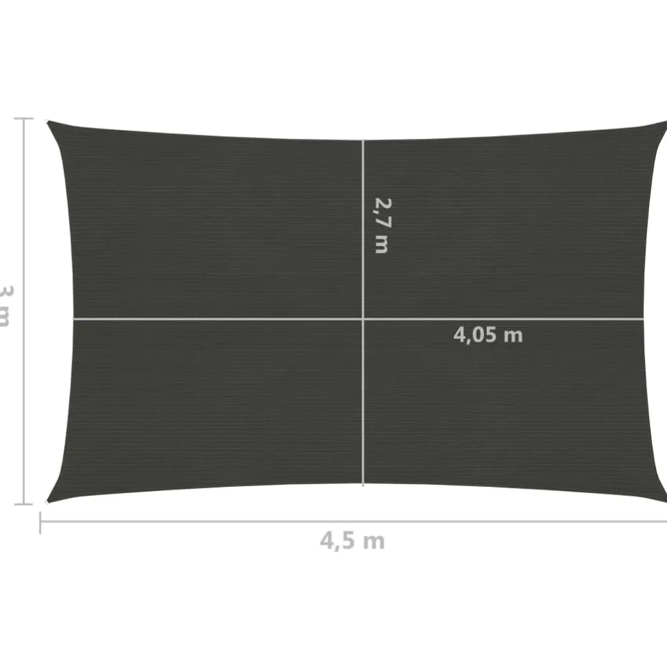 Aurinkopurje suorakulma, HDPE, 160g/m², eri kokoja ja värejä