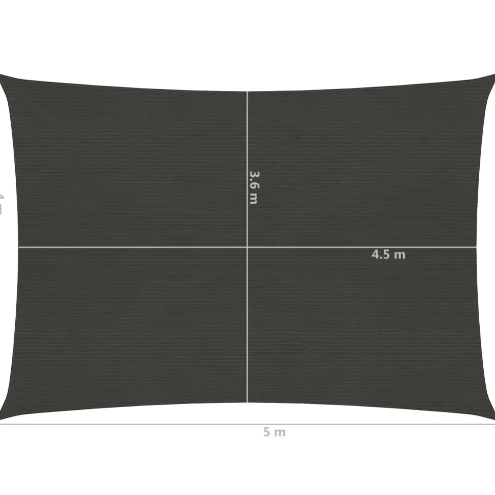 Aurinkopurje suorakulma, HDPE, 160g/m², eri kokoja ja värejä