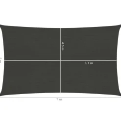 Aurinkopurje suorakulma, HDPE, 160g/m², eri kokoja ja värejä