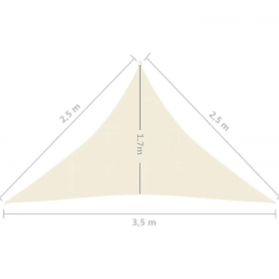 Aurinkopurje 160 g/m² 3x3x3 m HDPE valkoinen